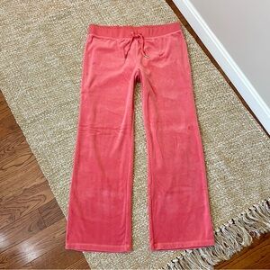 Vintage y2k Juicy Couture orange flare sweatpants